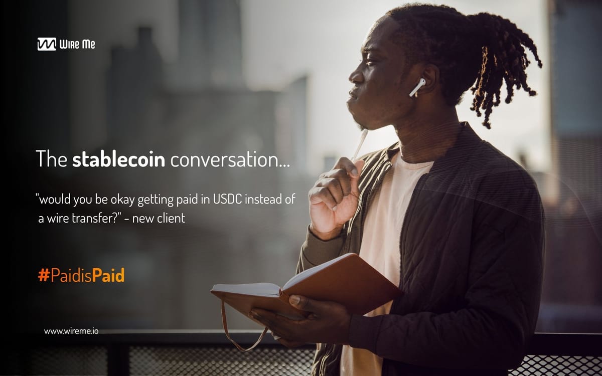 Have you had the stablecoin conversation yet?